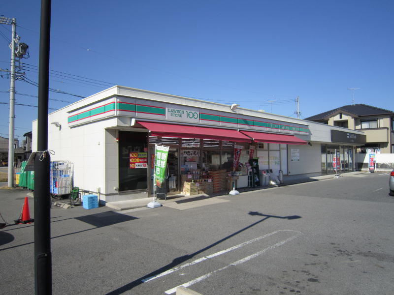 コンビニ　ローソンストア100 岡崎矢作（コンビニ）まで500m