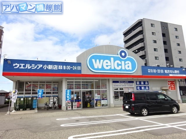 ドラックストア　ウエルシア新潟小新店（ドラッグストア）まで662m