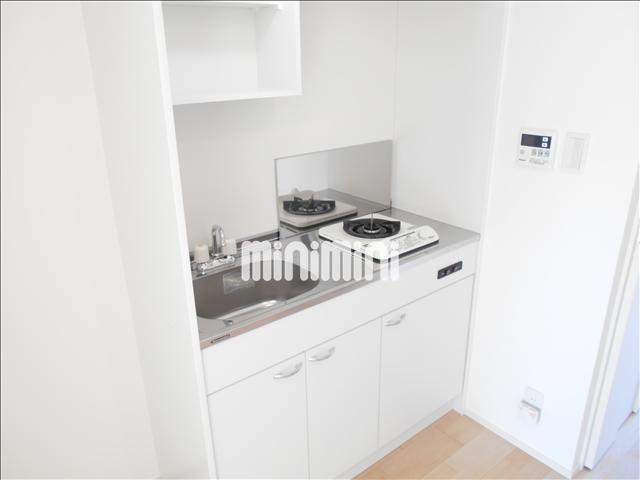 キッチン　１口ガスコンロ付きのキッチン