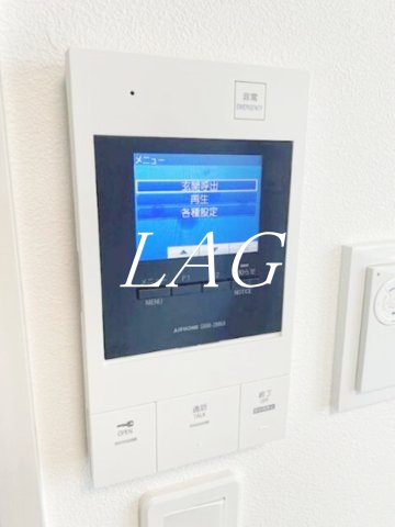 セキュリティ　モニター付きインターフォンです。