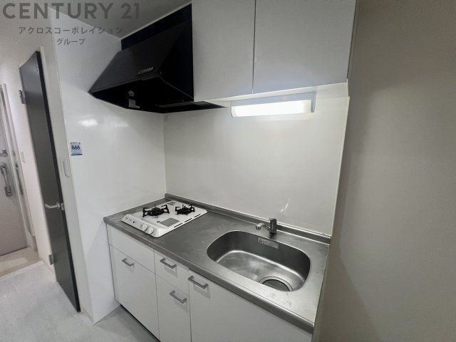 キッチン　２口ガスコンロ付き♪