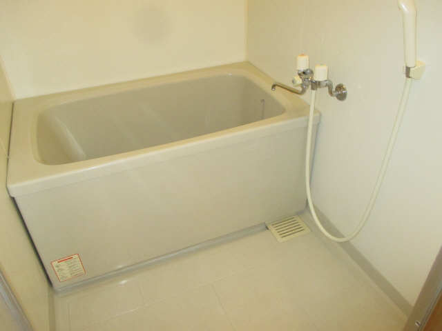 バス・シャワールーム　床タイルの浴室です