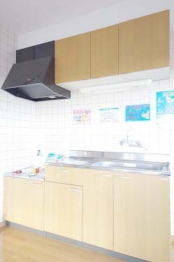 キッチン　ガスコンロ設置可