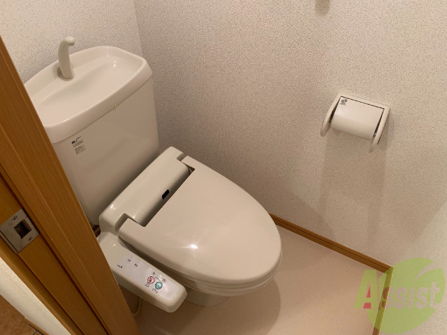トイレ　トイレも広さ十分で、ゆったりできそうですね