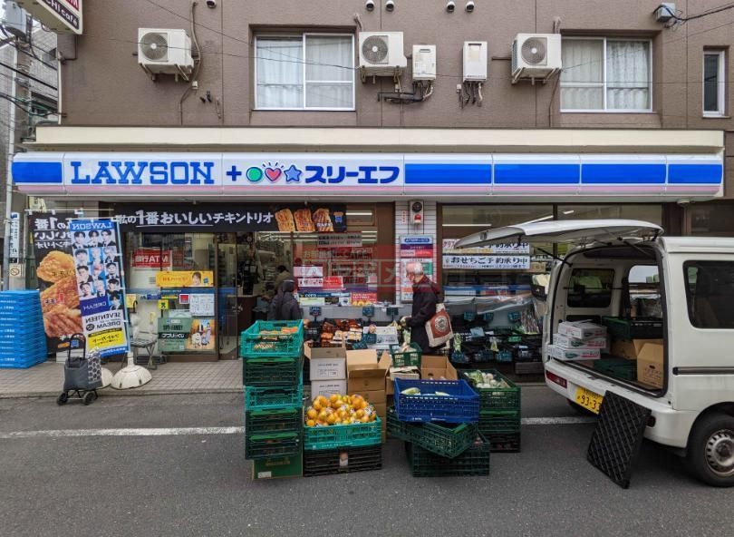 コンビニ　ローソン・スリーエフ東松原駅前店（コンビニ）まで420m