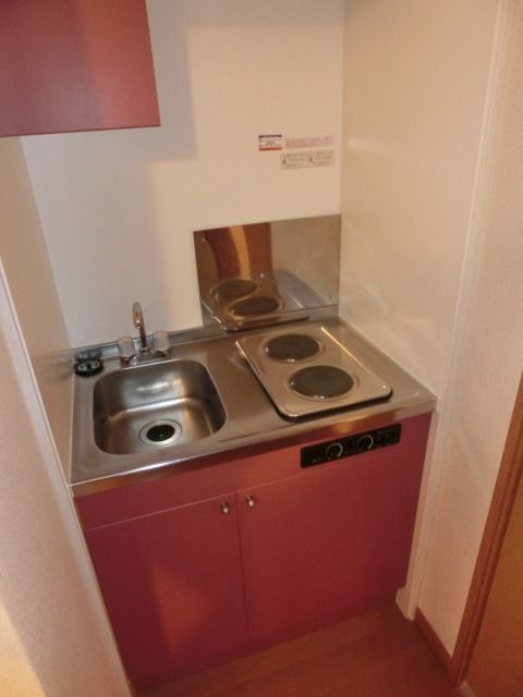 キッチン　コンロ完備のシステムキッチン