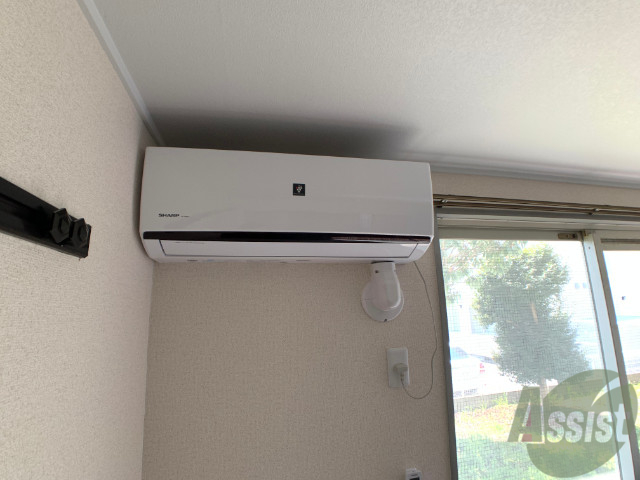その他設備　エアコンが付いているので快適に過ごせそうです。
