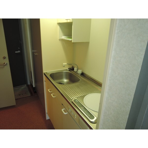 キッチン　IH1口コンロ付きのキッチンです。