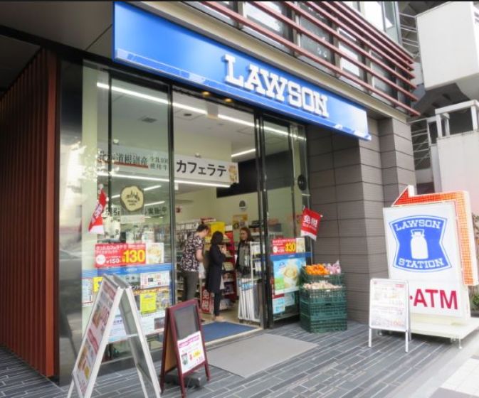 コンビニ　ローソン八丁堀弾正橋店（コンビニ）まで22m