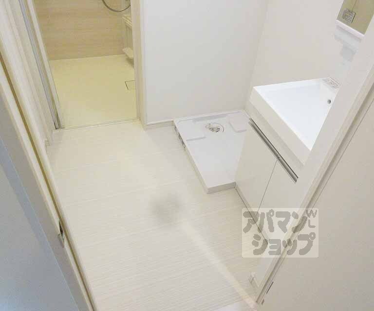 洗面設備　洗面所が広い！