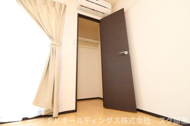 収納　ウォークインクローゼット付！お部屋もすっきり片付けられます