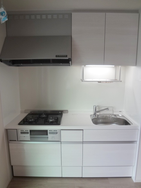 キッチン　★グリル付３口ガスシステムキッチン★