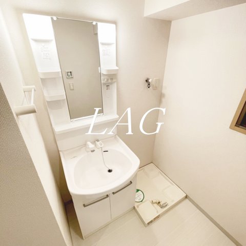 洗面設備　洗面台です。