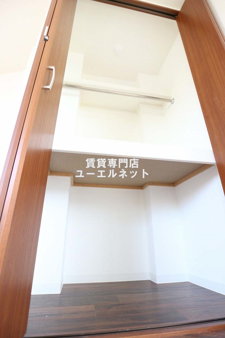 収納　クローゼット付きでお部屋もスッキリ♪