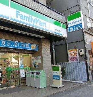 コンビニ　ファミリーマートTKD森下一丁目店（コンビニ）まで198m