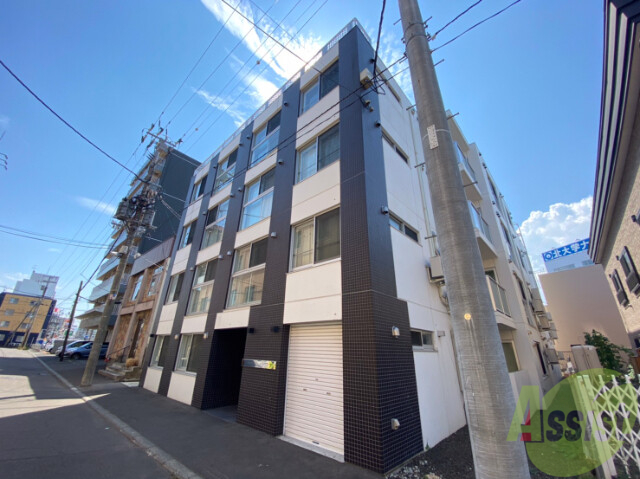 建物外観　札幌市北区麻生町「モルティーニ麻生２」