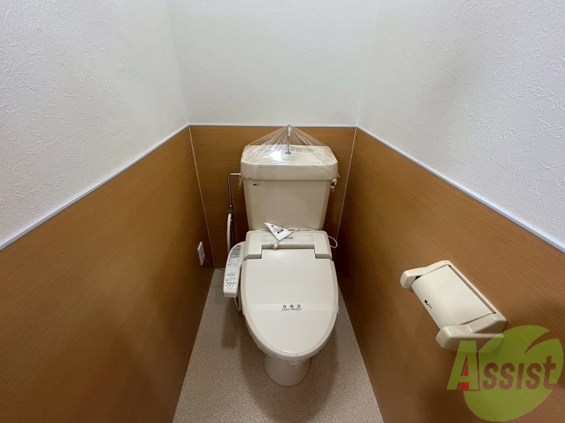 トイレ　シンプルなトイレスペースはリラックス出来そうです。