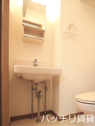 洗面設備　画像は別号室イメージの為、現況を優先いたします。