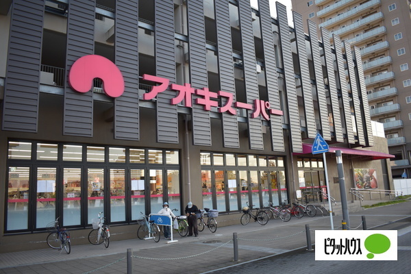 スーパー　アオキスーパー岡崎康生店（スーパー）まで694m