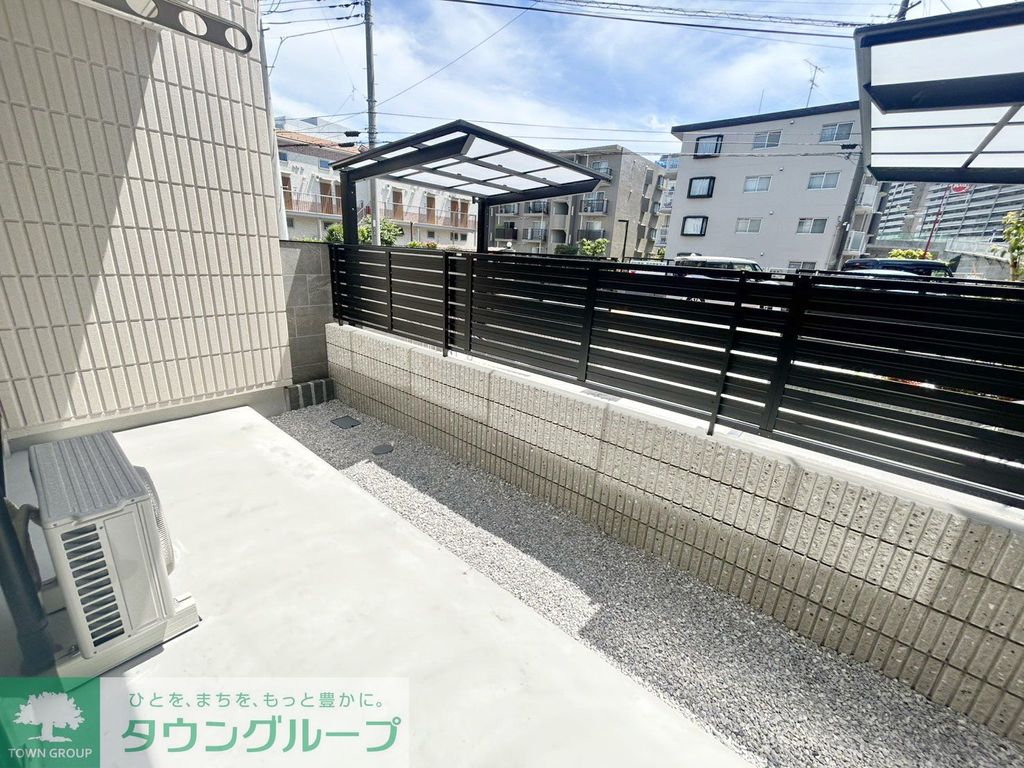 バルコニー　庭