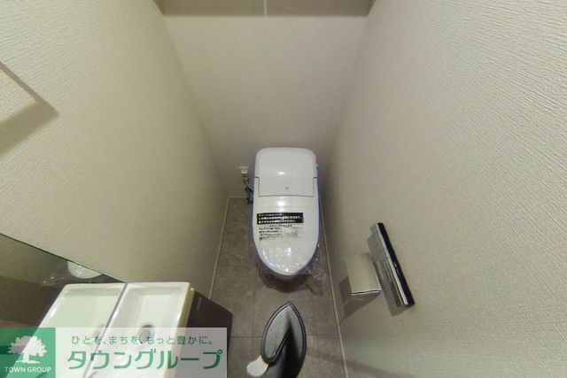 トイレ　Aタイプ2021年11月撮影 同タイプ504号室のパノラマ…
