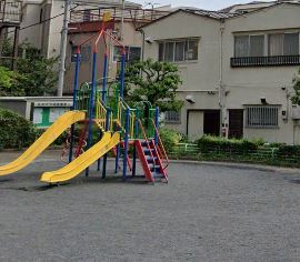 公園　高田三丁目児童遊園（公園）まで348m