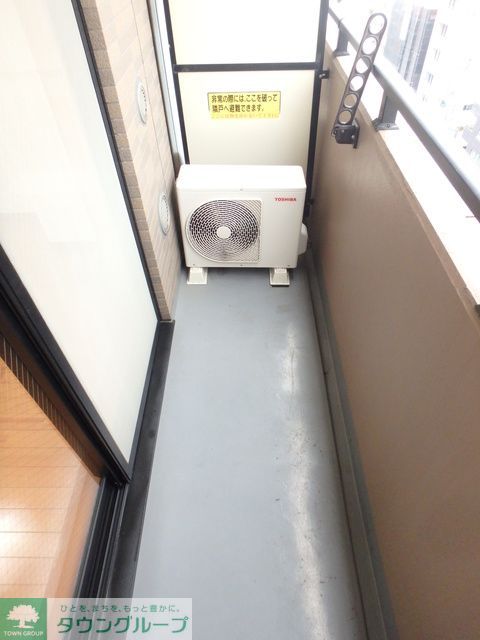 バルコニー　陽当たり良好なバルコニーです