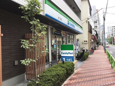 コンビニ　ファミリーマート 佃二丁目店（コンビニ）まで106m