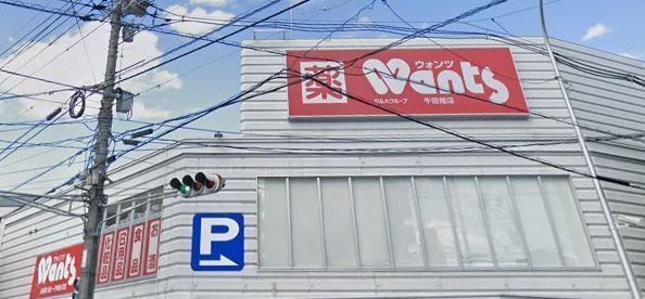 ドラックストア　ウォンツ牛田旭店（ドラッグストア）まで2200m