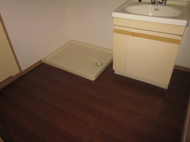 その他設備　洗濯機が室内に置けます