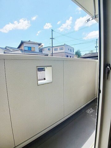 バルコニー　落ち着いた時間を過ごせるバルコニーです