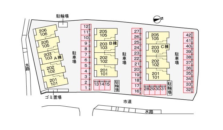 その他　駐車場配置図