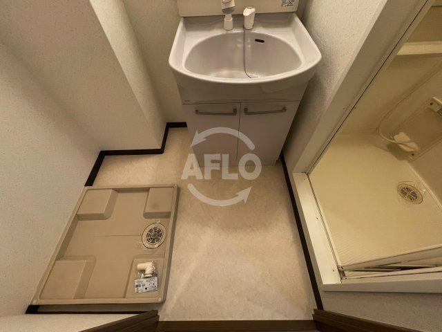 洗面設備　パークハイムうつぼ　洗面脱衣所