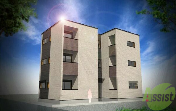 建物外観　仙台市若林区中倉１丁目「仮称）中倉１(2)Ｂ」