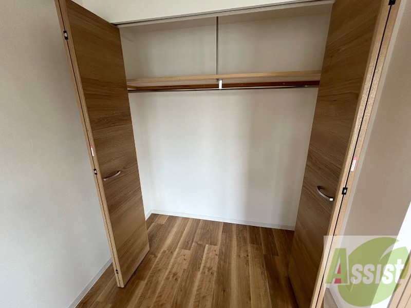 収納　洋室にあった収納。荷物がたくさんあっても大丈夫。