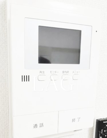 セキュリティ　モニター付きインターフォンです。
