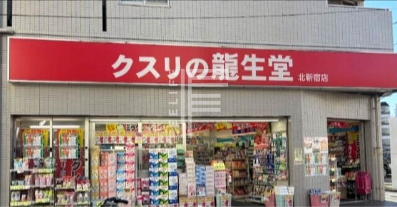 ドラックストア　龍生堂薬局北新宿店（ドラッグストア）まで205m