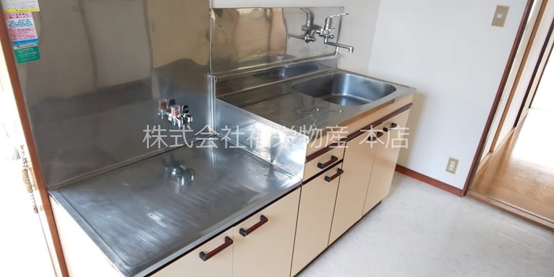 キッチン　２口コンロ設置可