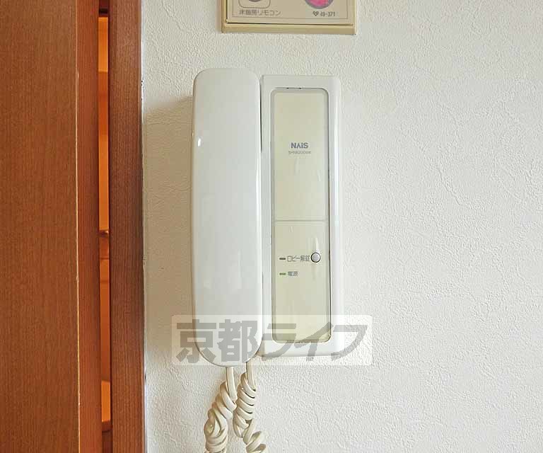 セキュリティ　来客の確認ができます。