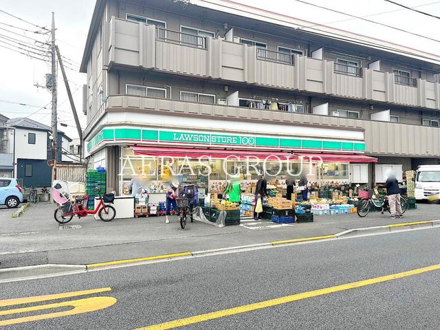コンビニ　ローソンストア100 西水元店（コンビニ）まで412m