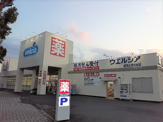 ドラックストア　ウエルシア成田公津の杜店（ドラッグストア）まで1300m