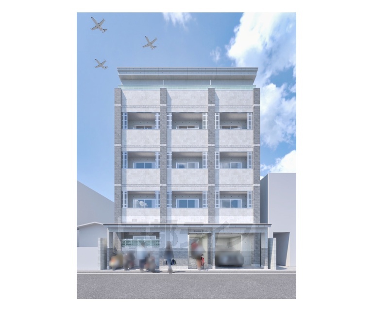 建物外観　予想図、・同仕様