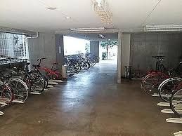 駐車場　駐輪場です