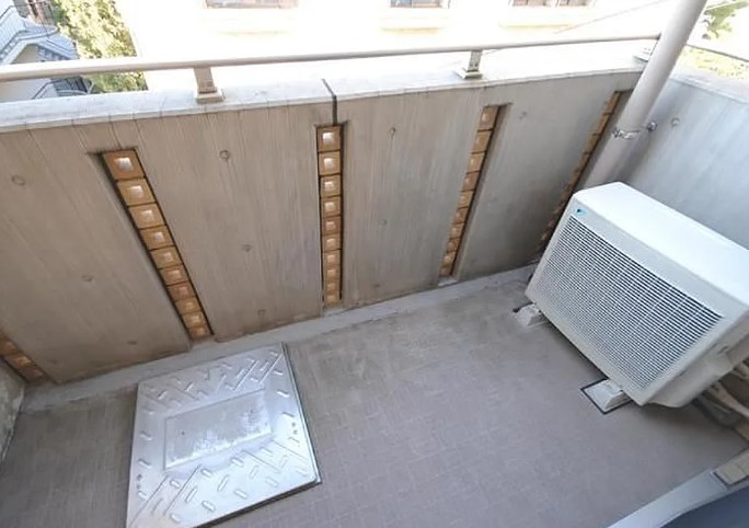 バルコニー　※別部屋の参考写真です。