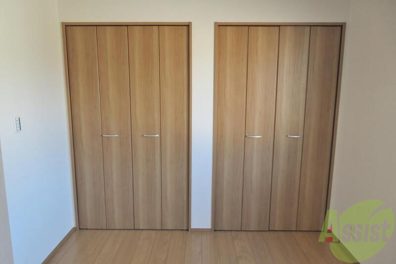 収納　２階のお部屋の収納は居室につき２つクローゼットがついてます。
