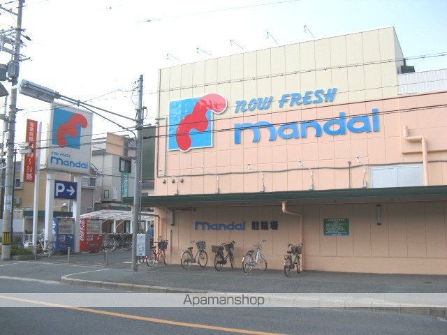 スーパー　（株）万代／柏原大県店（スーパー）まで375m