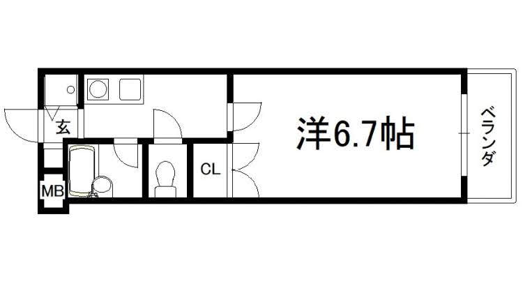 ハーベストコート二条の間取り写真