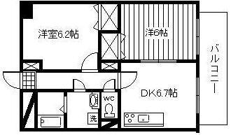 松橋マンションの間取り写真