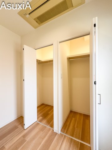 収納　別タイプのお部屋の写真です
