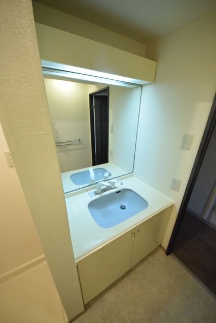 洗面設備　※同建物　同タイプ間取り設備施工例　現況優先